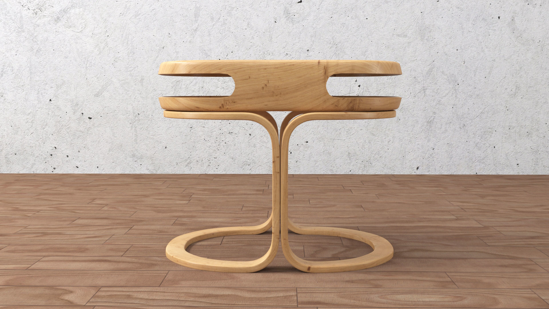 chair and table 3D model_17