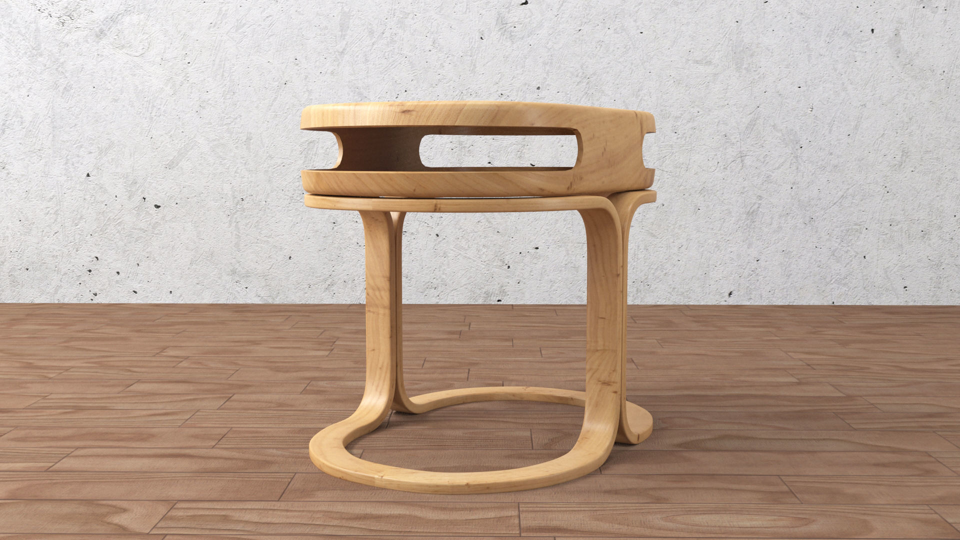 chair and table 3D model_18