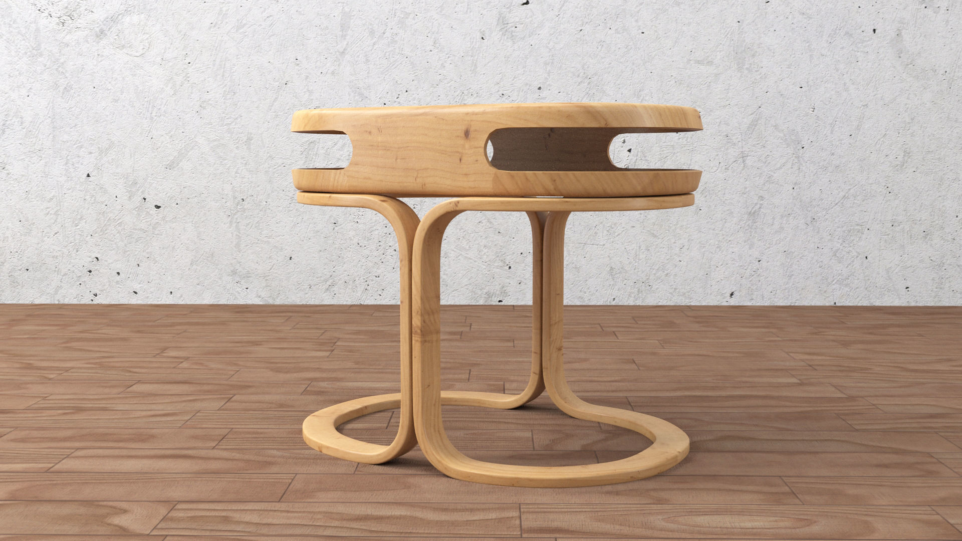 chair and table 3D model_20