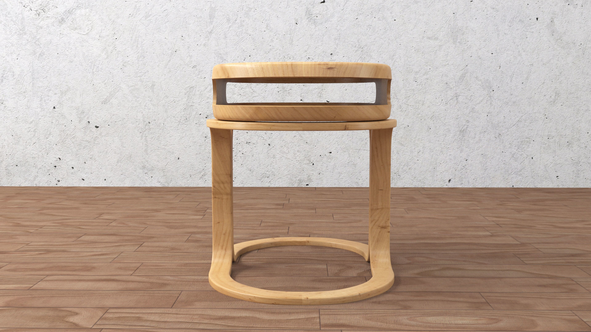 chair and table 3D model_19
