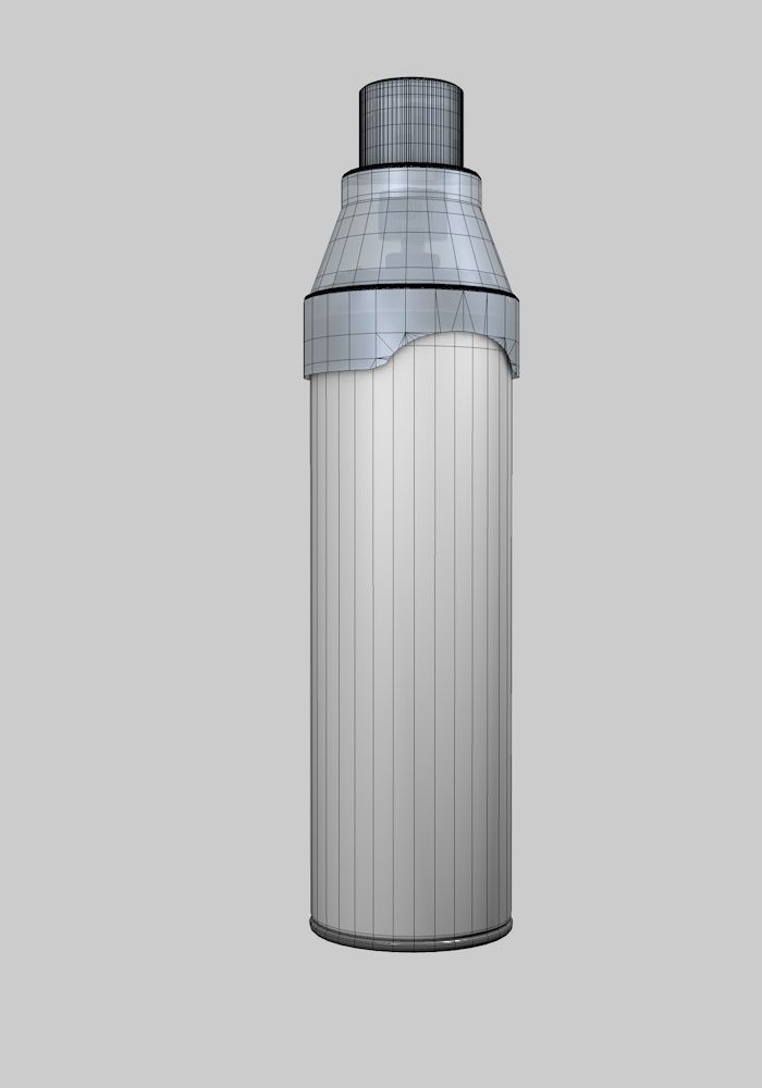 Air Spray Can with Face Mask for Inhalation 3D model_5