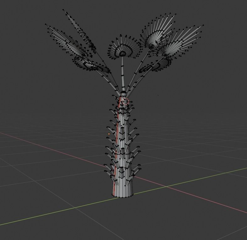 palm tree Free 3D model_4