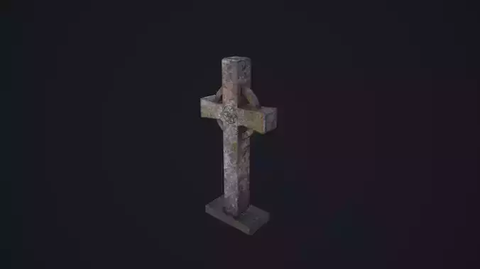 Gravestone 4 celtic cross