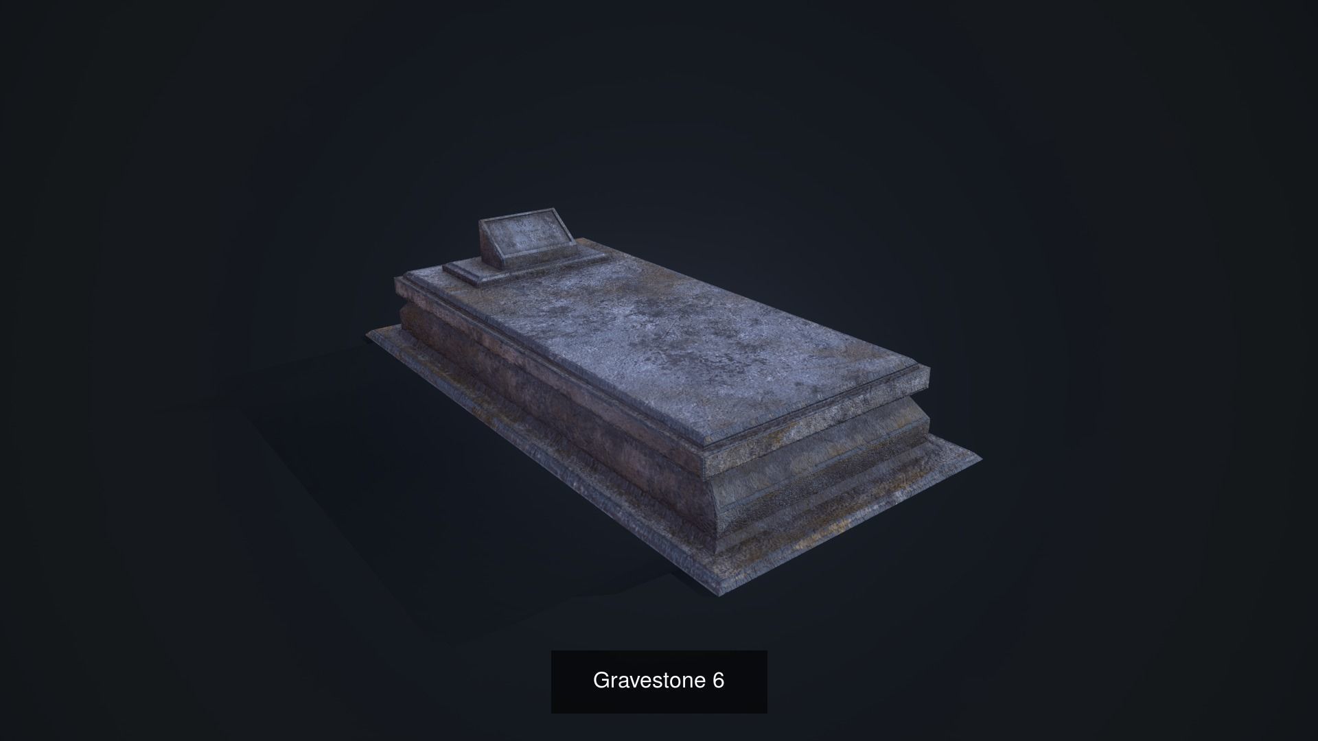 Gravestone Collection with cross _12