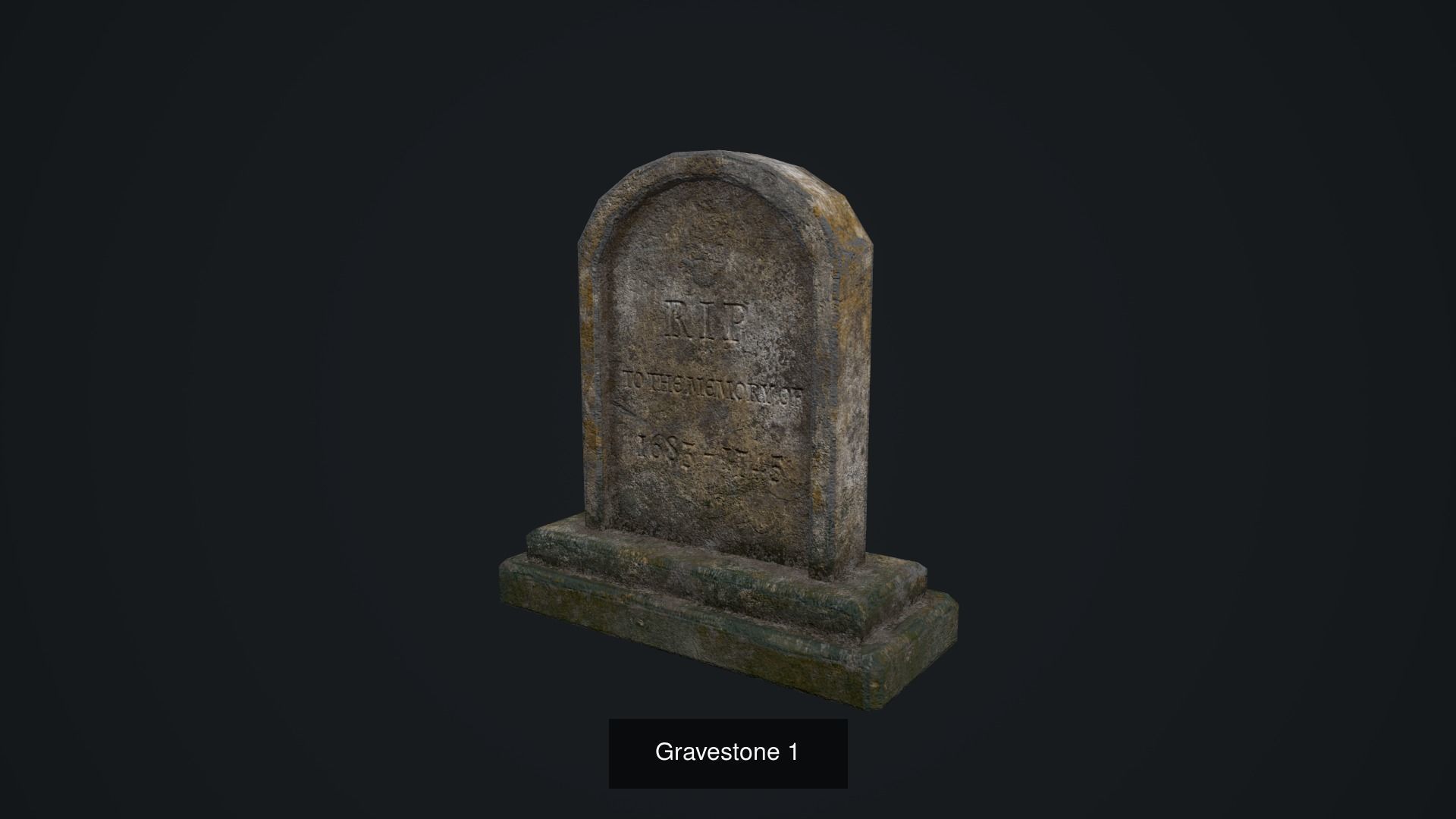 Gravestone Collection with cross _7