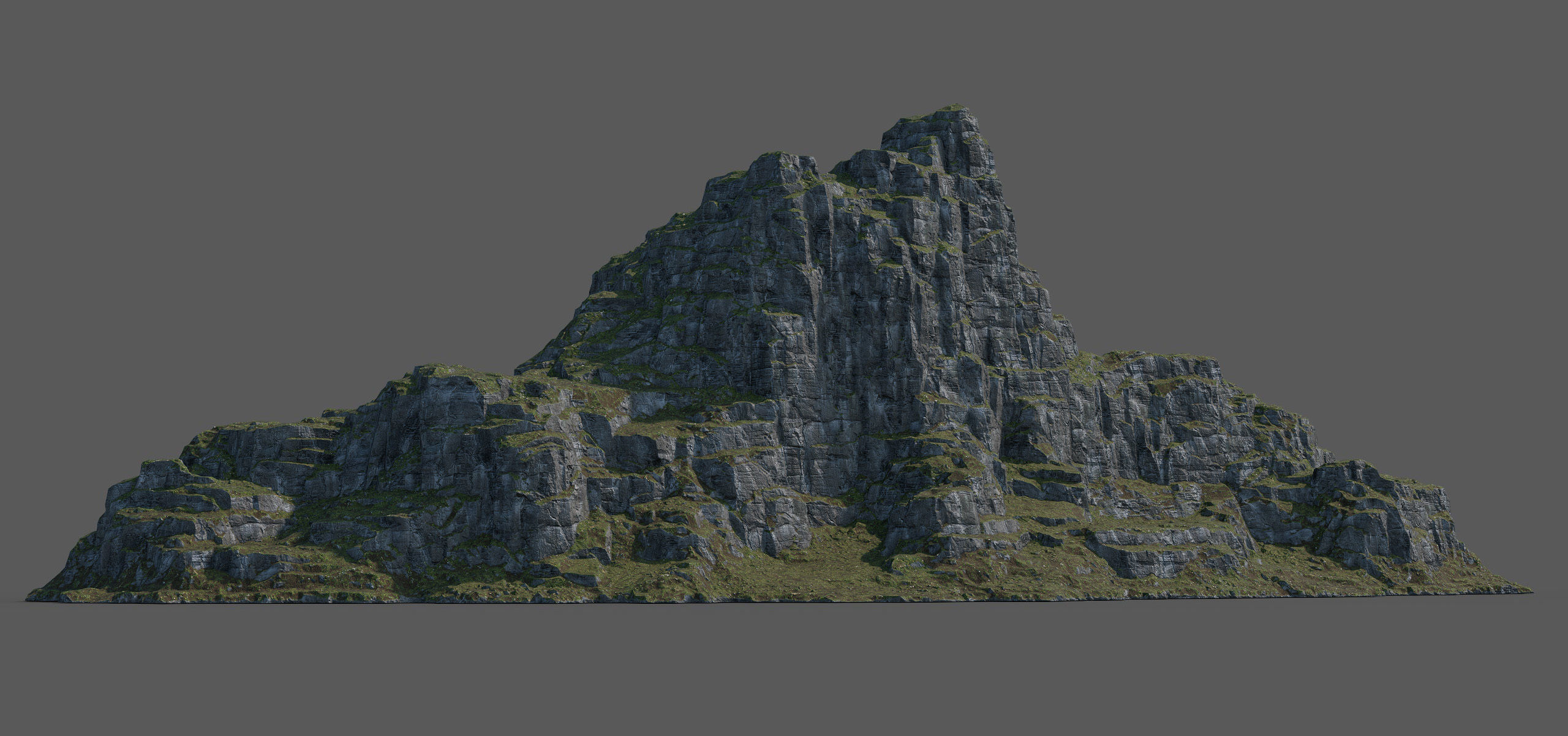 Green Mountain 3D model_1
