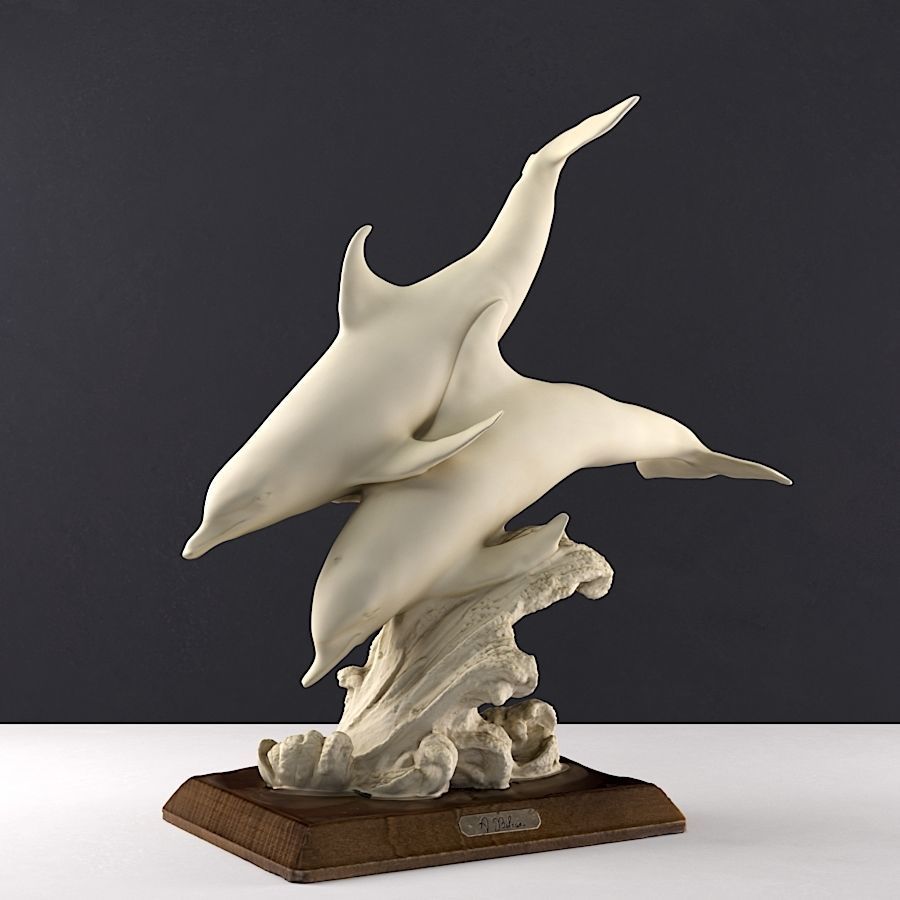 Dolphin Sculpture 3D print model_1