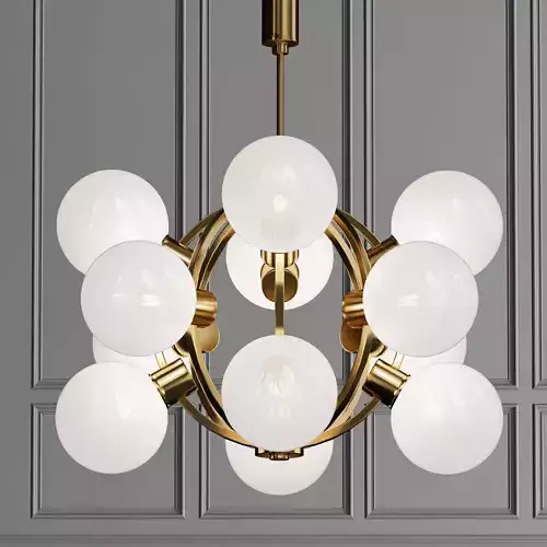 Atomi Gold Sputnik Chandelier