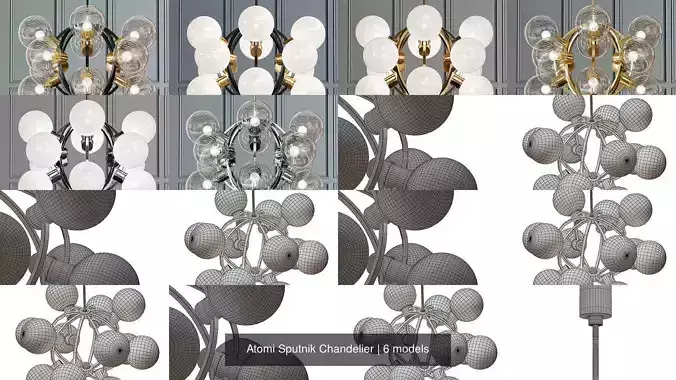 Atomi Sputnik Chandelier