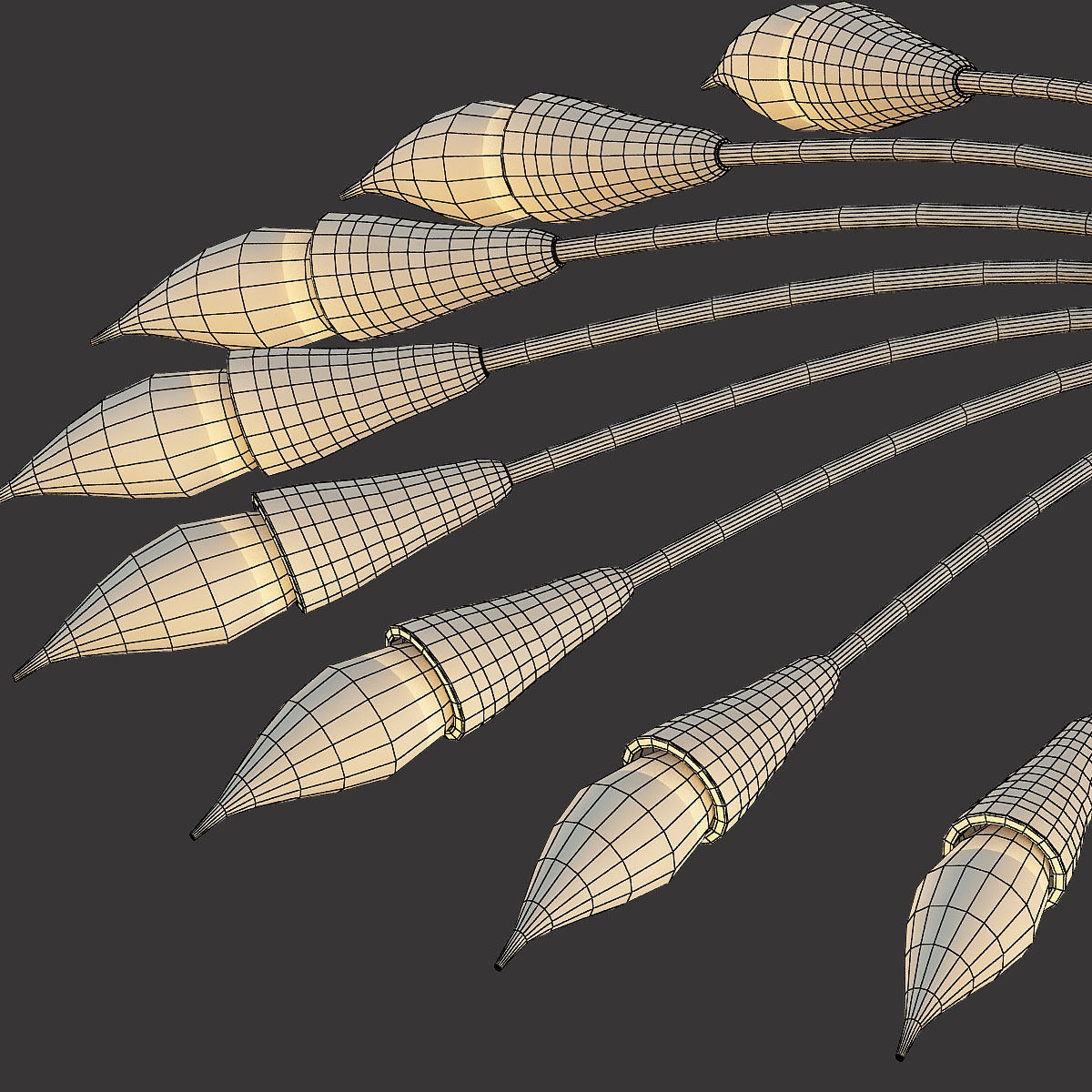 Sputnik Chandelier 3D model_1