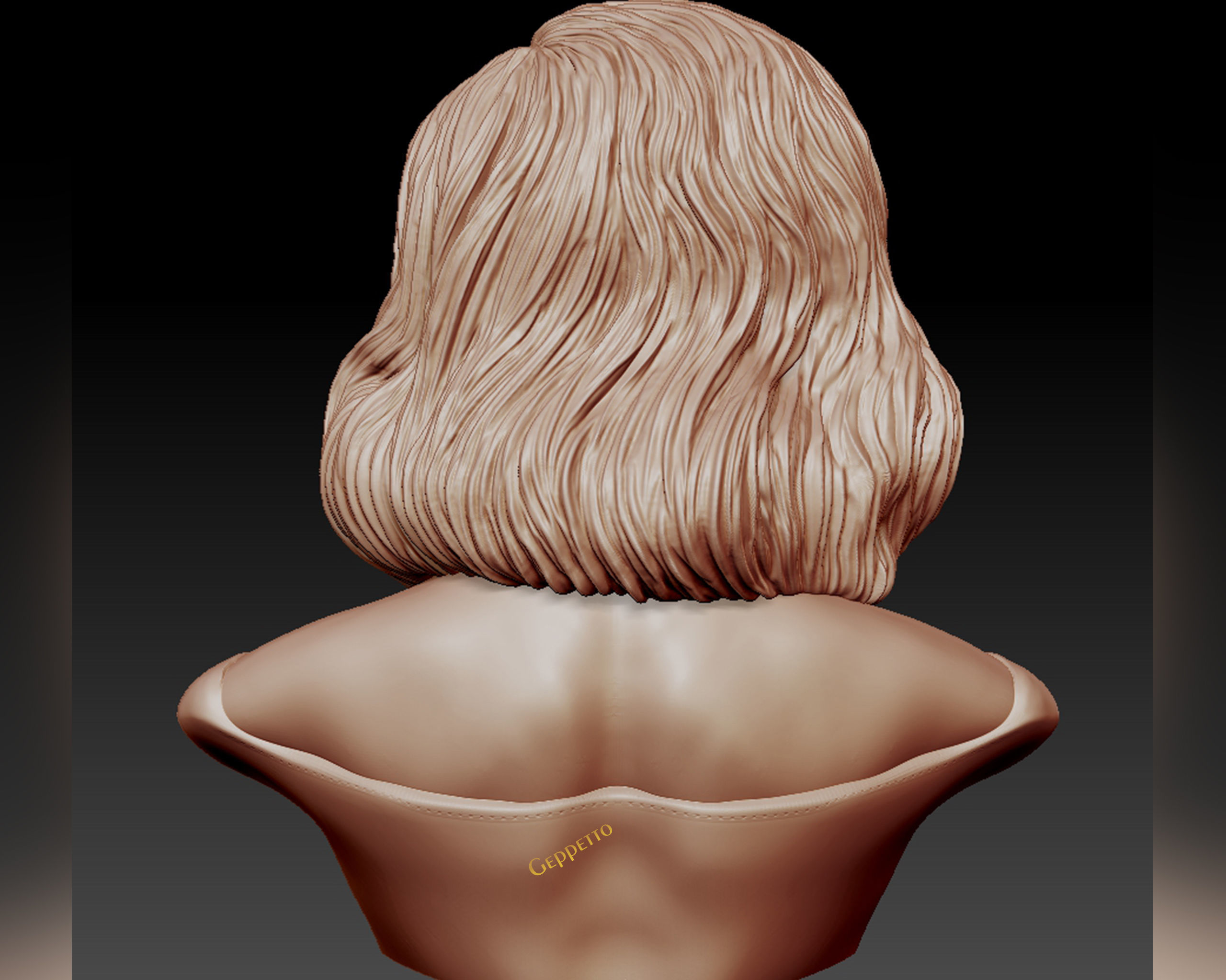 Cardi B 3D model Ready to 3D print 3D print model_32