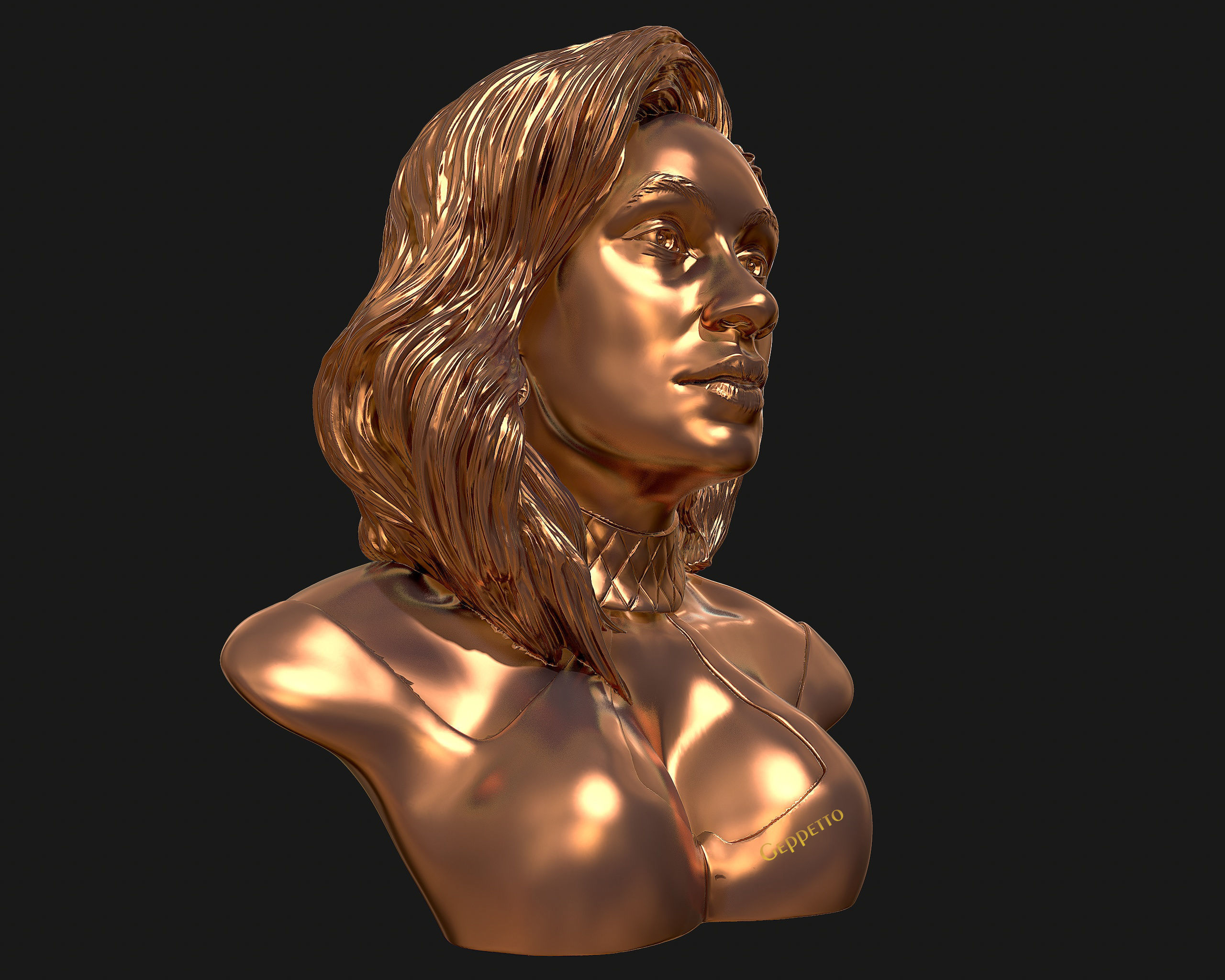 Cardi B 3D model Ready to 3D print 3D print model_24