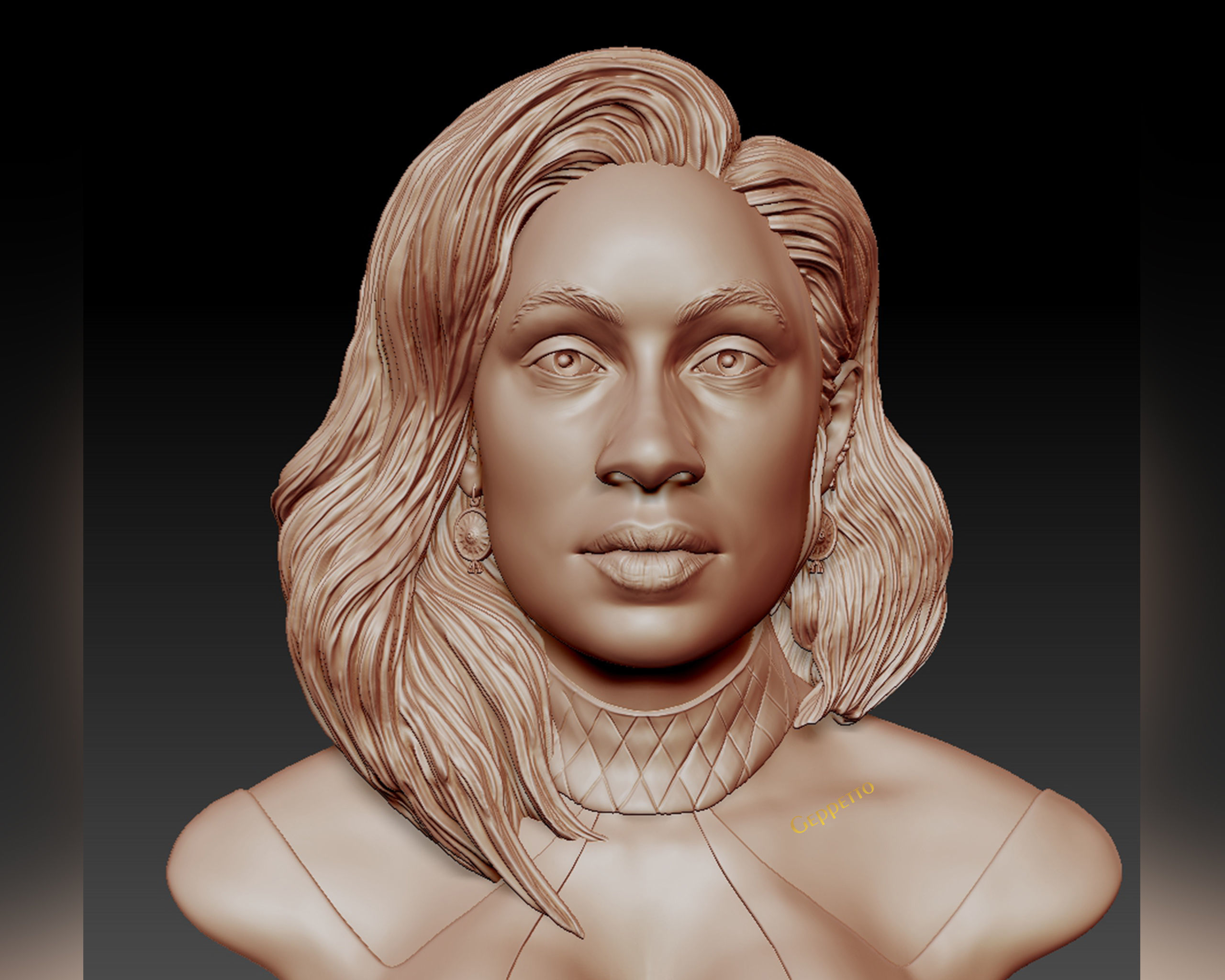 Cardi B 3D model Ready to 3D print 3D print model_30