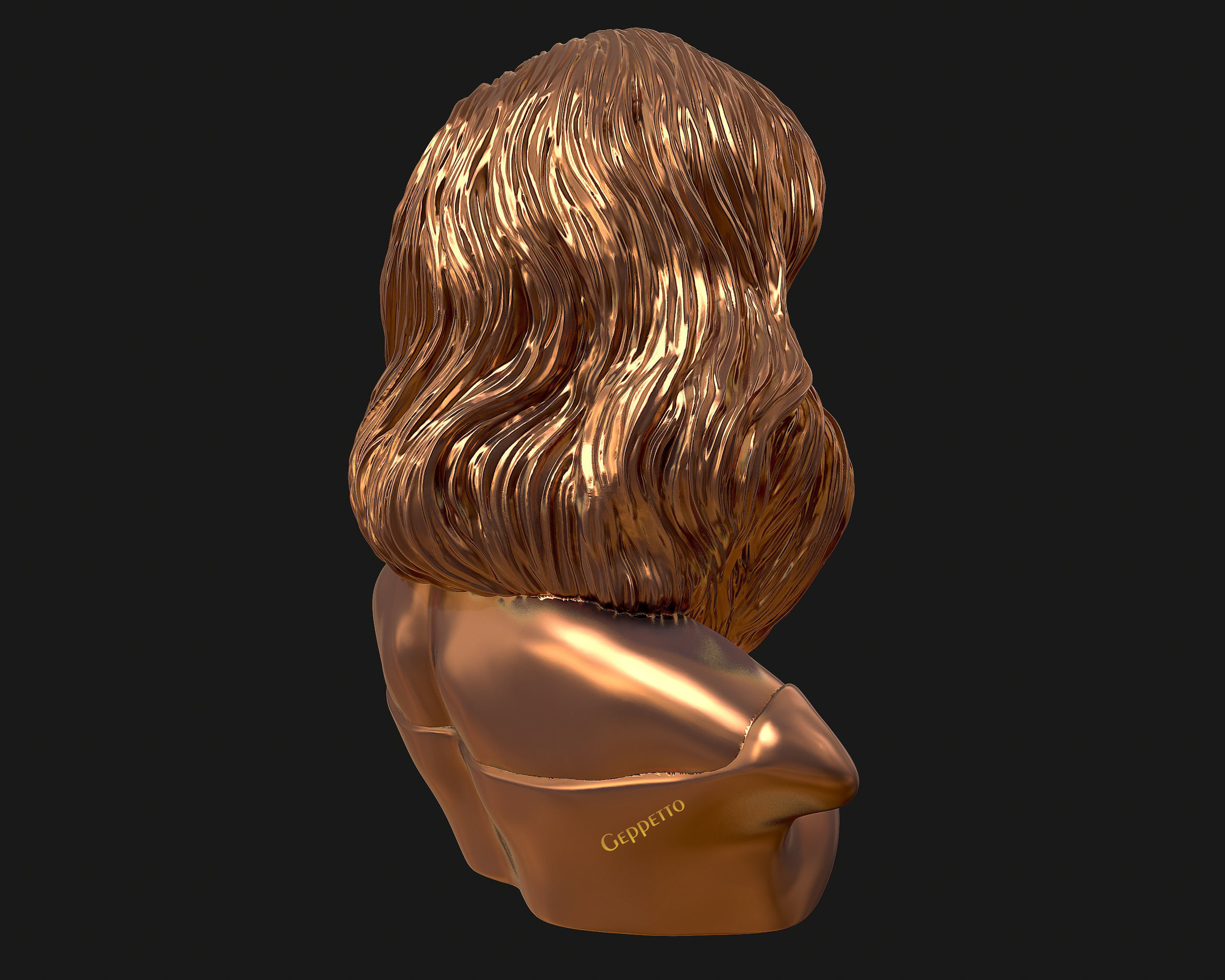 Cardi B 3D model Ready to 3D print 3D print model_27