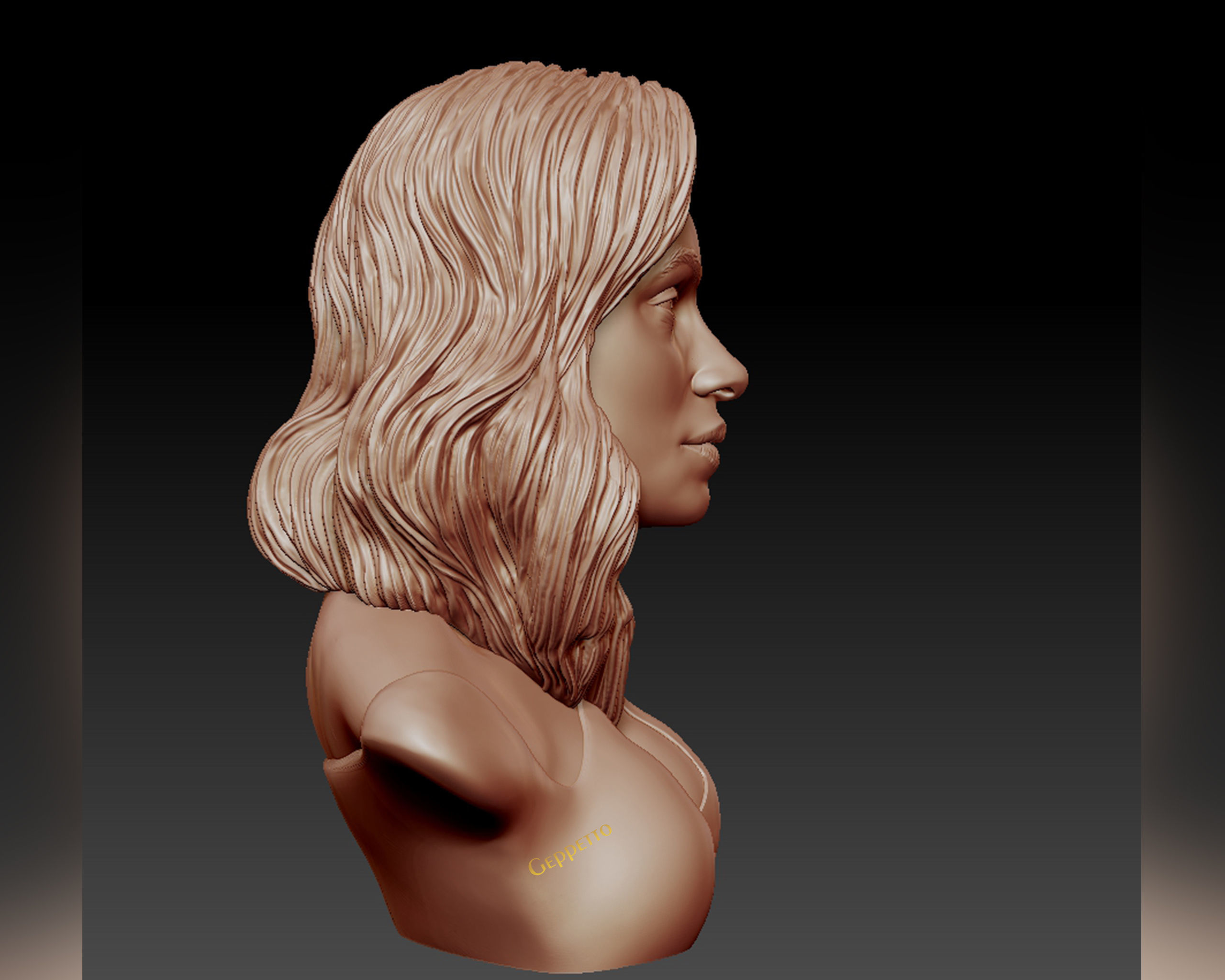 Cardi B 3D model Ready to 3D print 3D print model_4