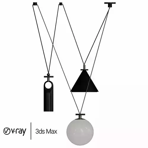 Shape Up 3 Piece chandelier