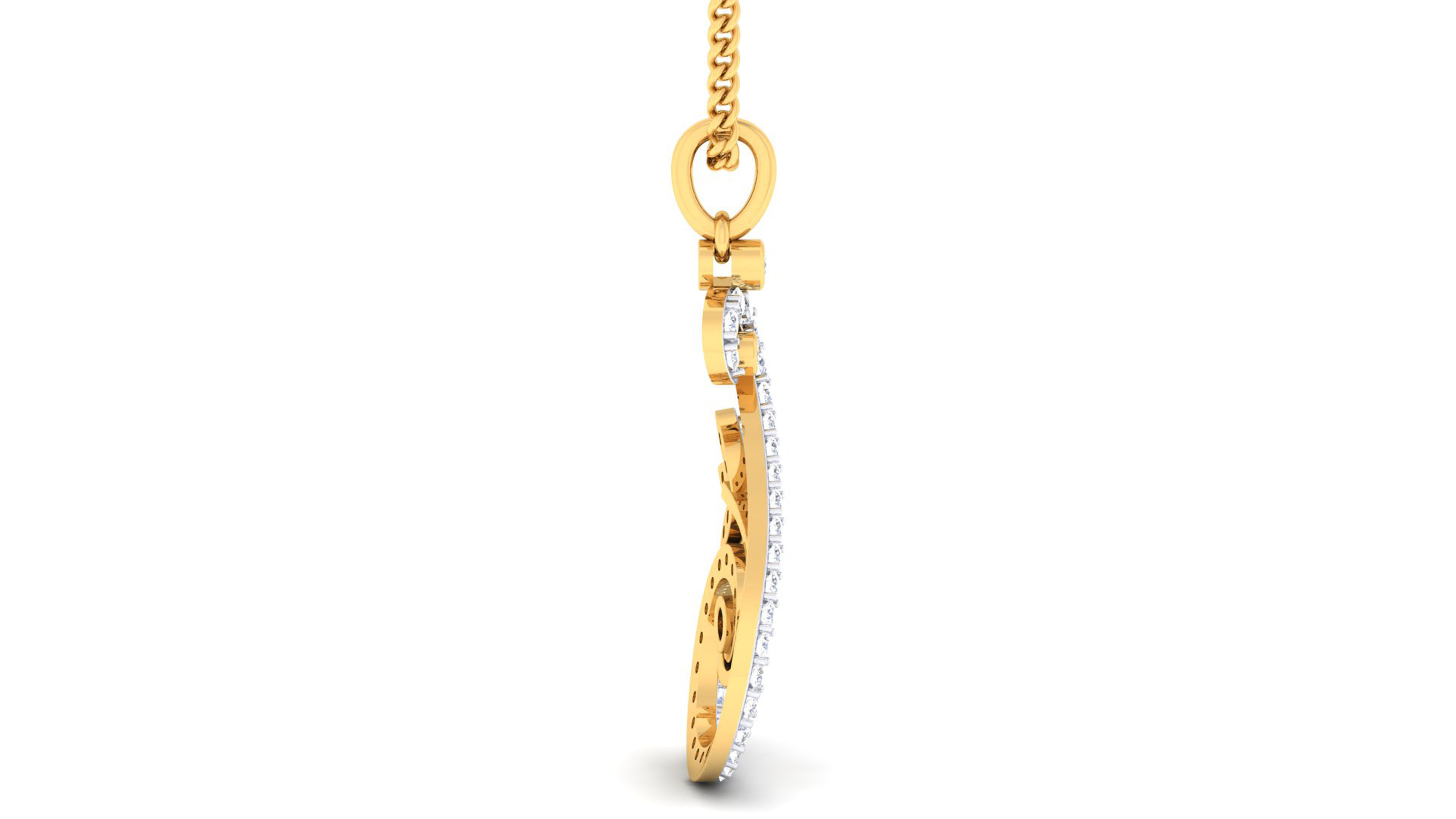 Women pendant-earrings set 3dm mgx render detail 3D print model 3D print model_6