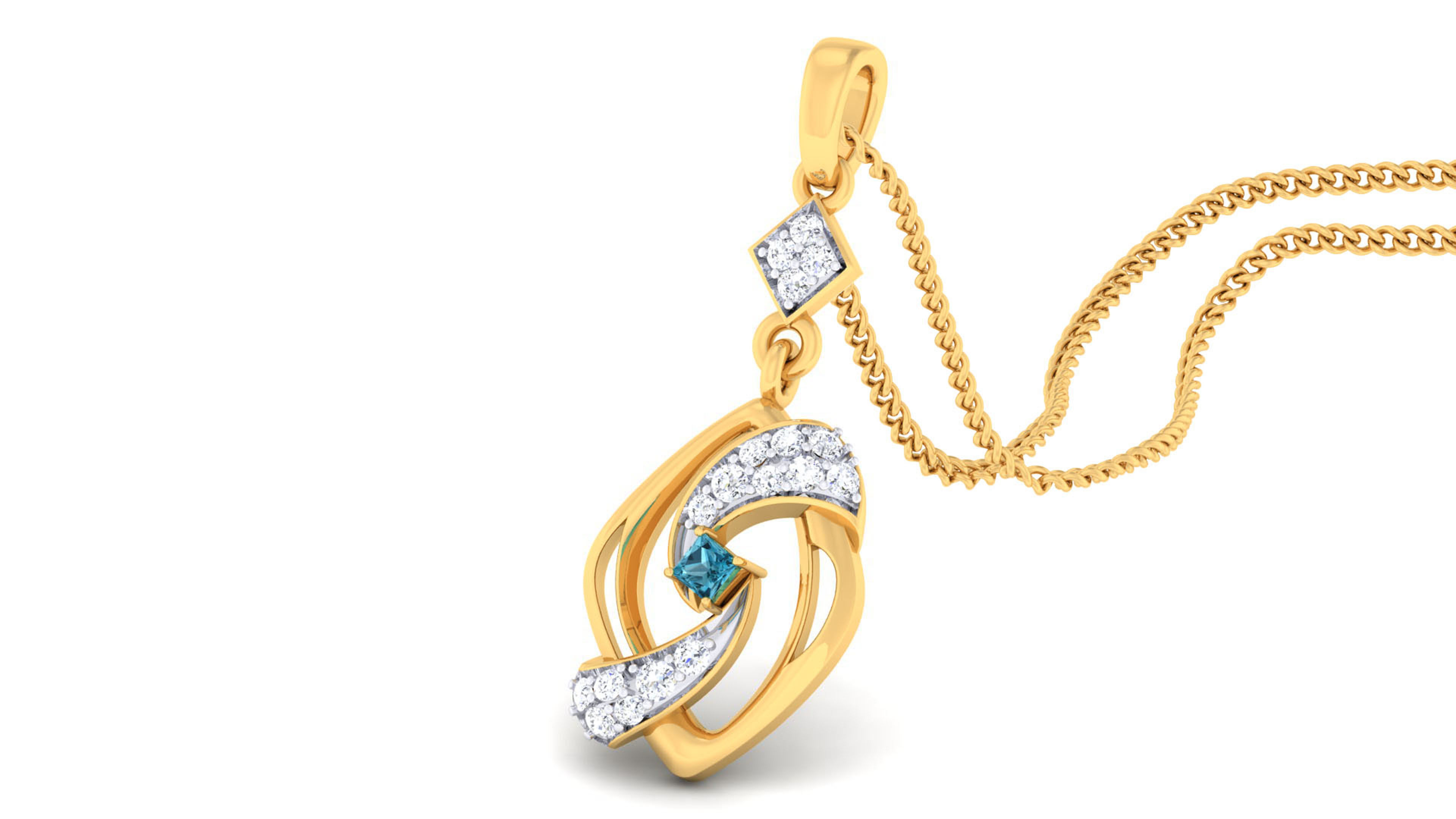 Women pendant-earrings set 3dm mgx render detail 3D print model 3D print model_1