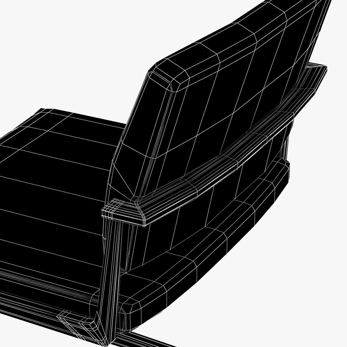 holly hunt shadow dining chair 3D model_12