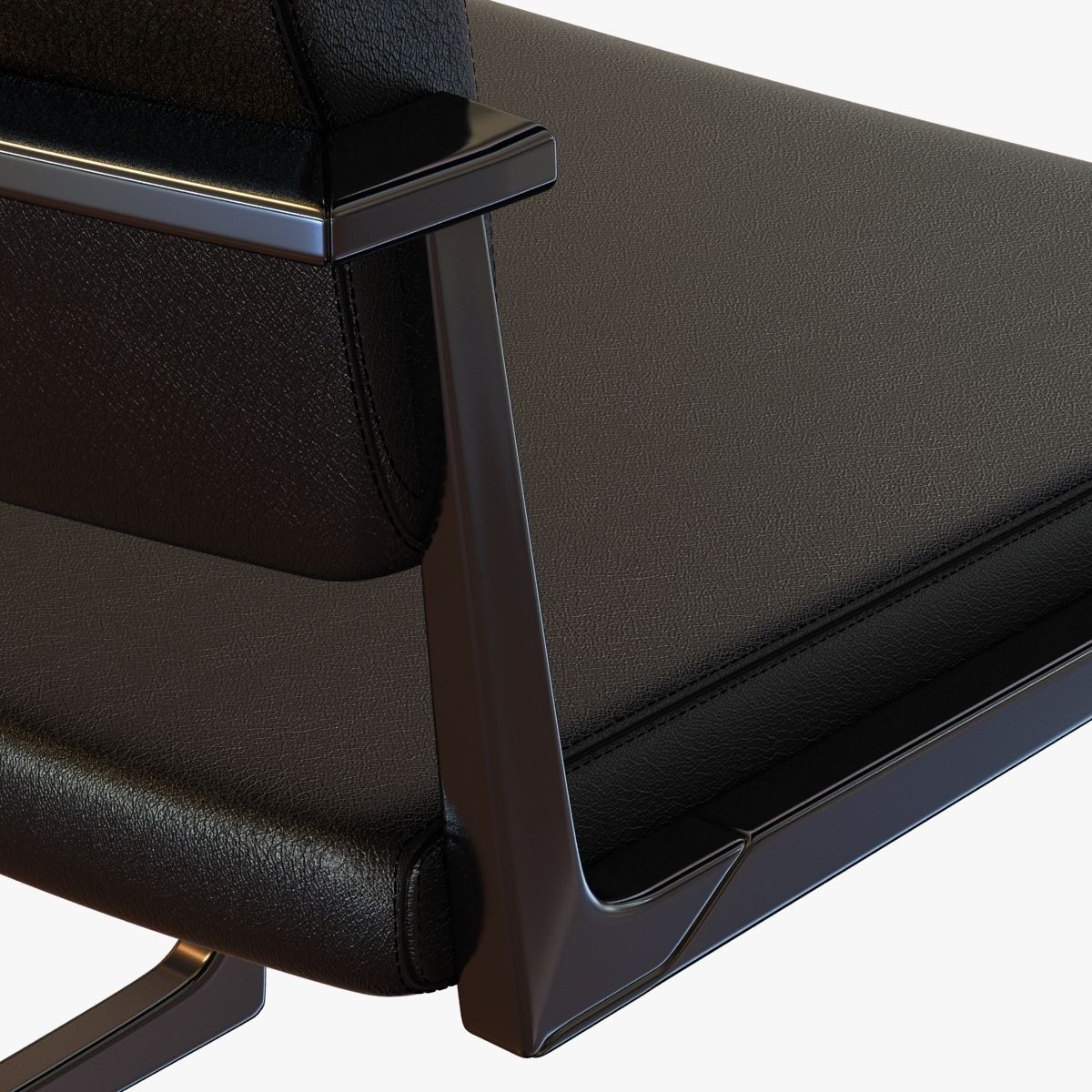 holly hunt shadow dining chair 3D model_4