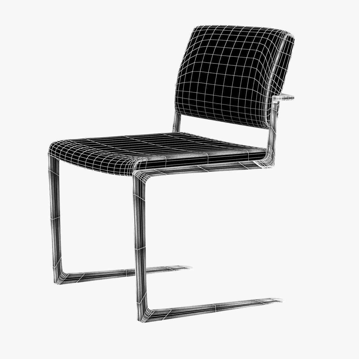 holly hunt shadow dining chair 3D model_9