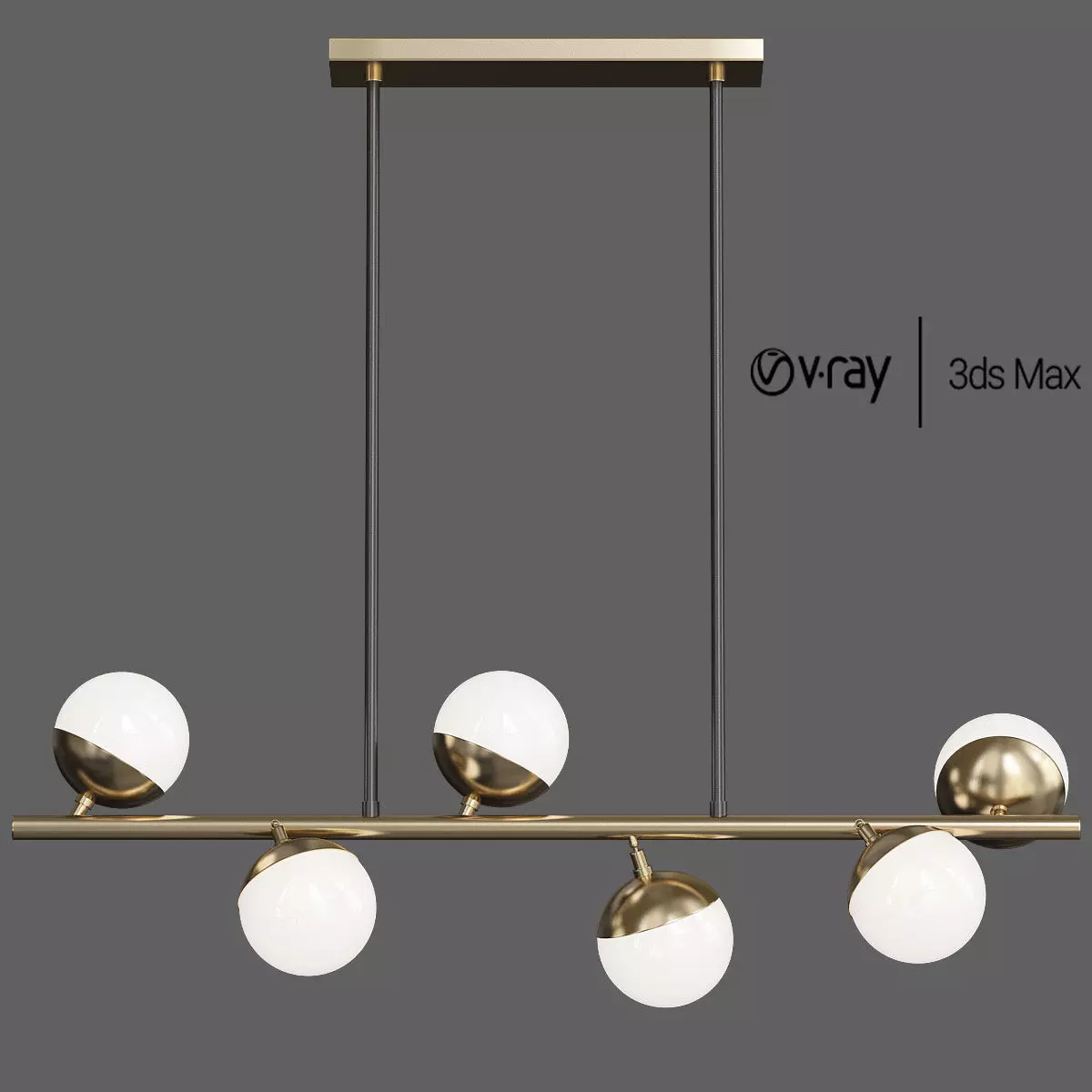 Arteriors Wahlburg Chandelier 3D model