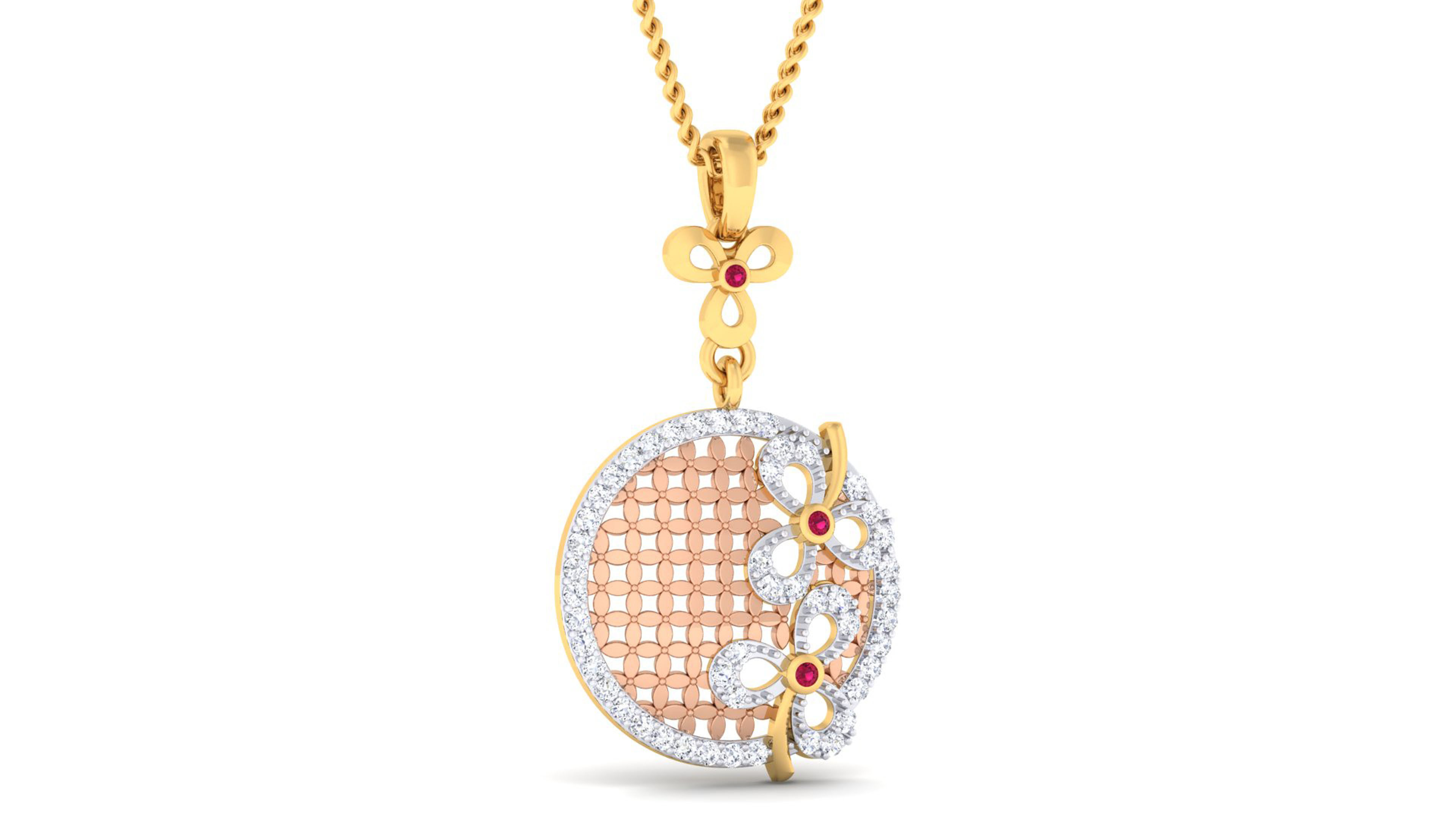 Women pendant-earrings set 3dm mgx render detail 3D print model 3D print model_3