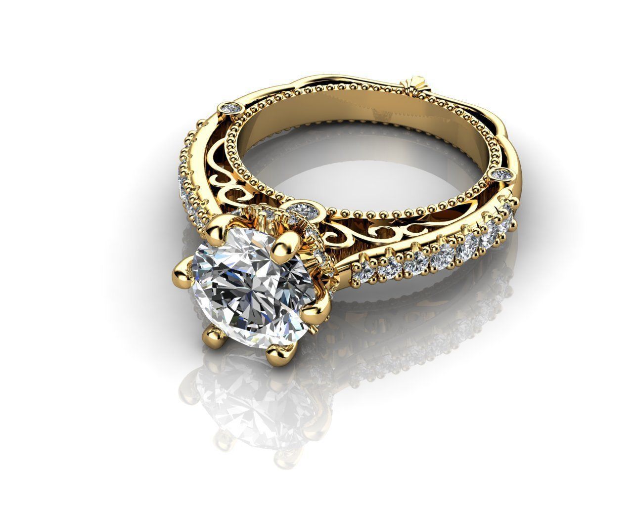 Gold N651 3D print model_13