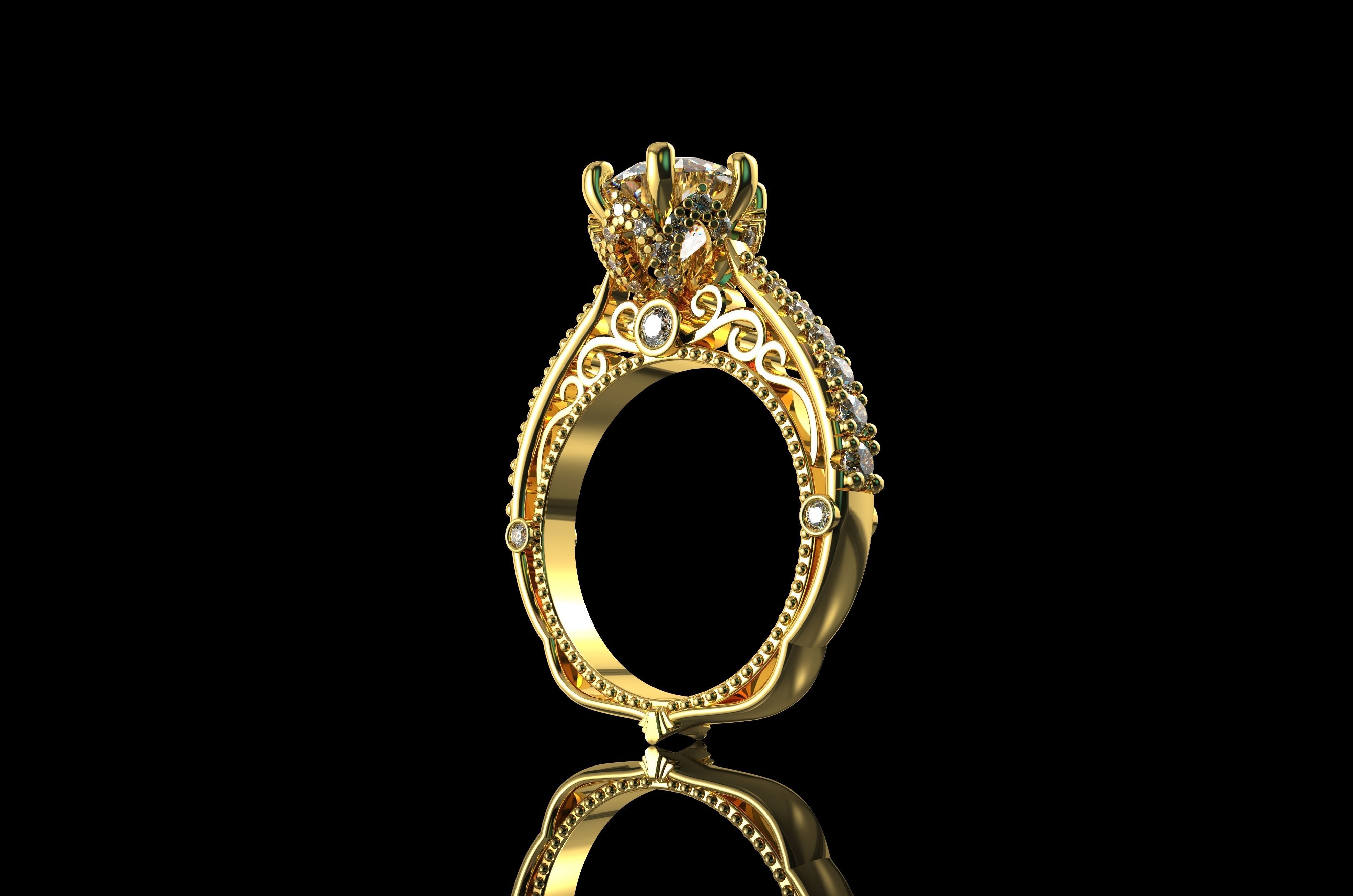 Gold N651 3D print model_5