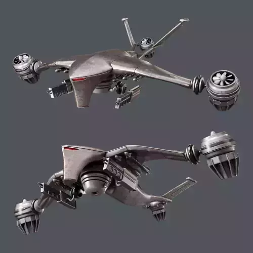 Hunter killer-drone 3D model