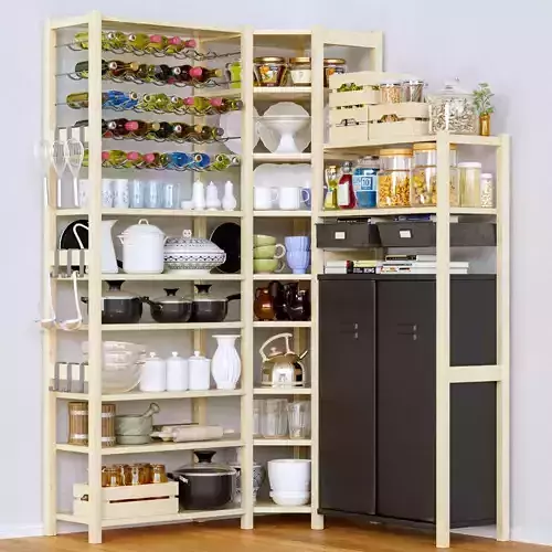 KitchenShelf kitchen with shelves