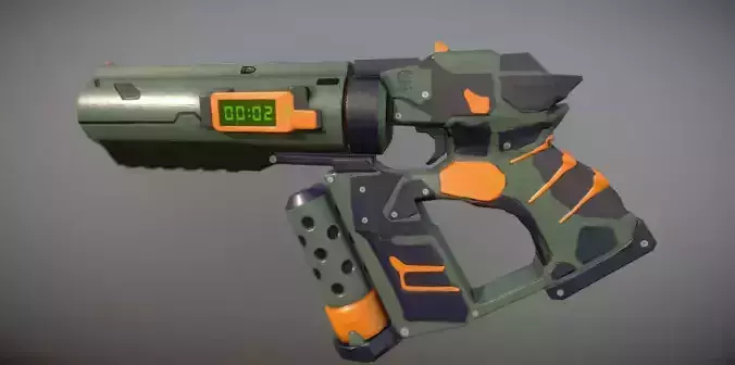 Sci-Fi Smoke granade launcher