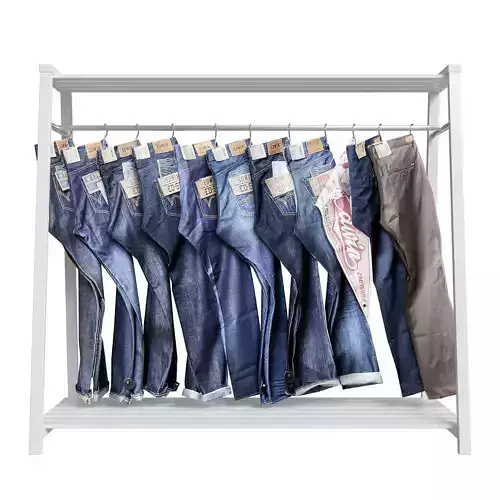 Stand with Jeans 3D model