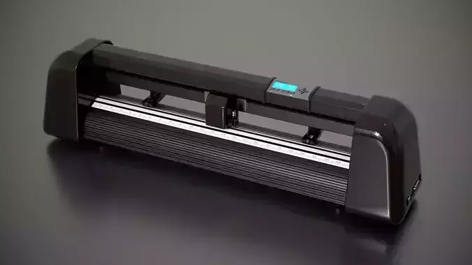 Cutting Plotter Machine Low-poly 3D model