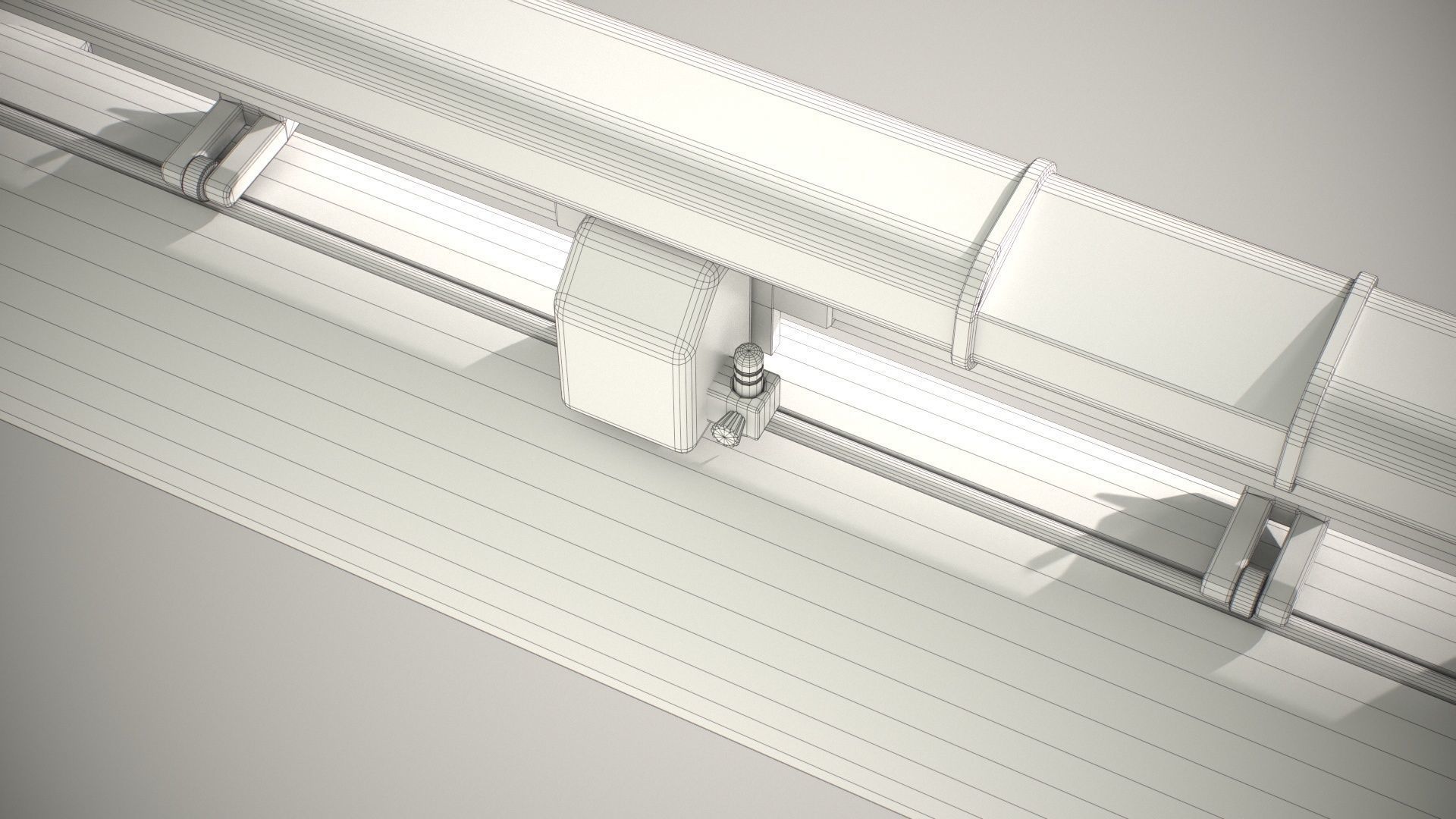Cutting Plotter Machine Low-poly 3D model_15