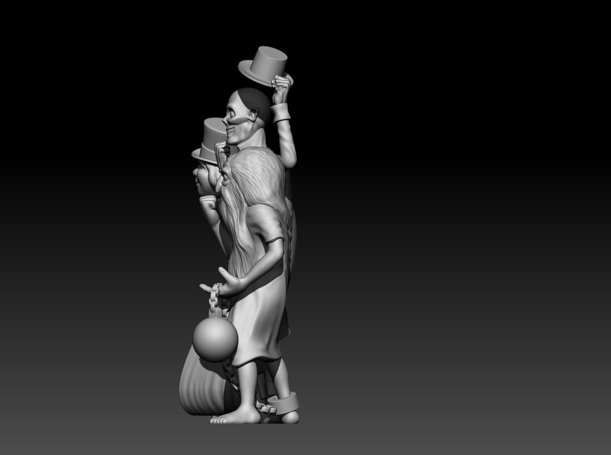 Hitchhiking Ghosts 3D print model_1