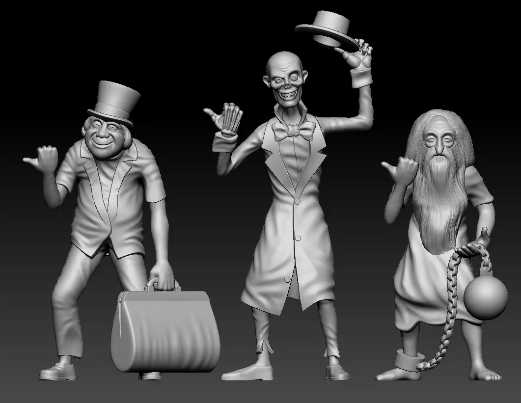 Hitchhiking Ghosts 3D print model_0