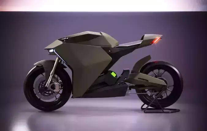 Ducati Zero electric motorcycle concept 3D model
