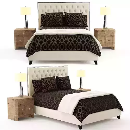 Z Gallerie Bedroom 3D model