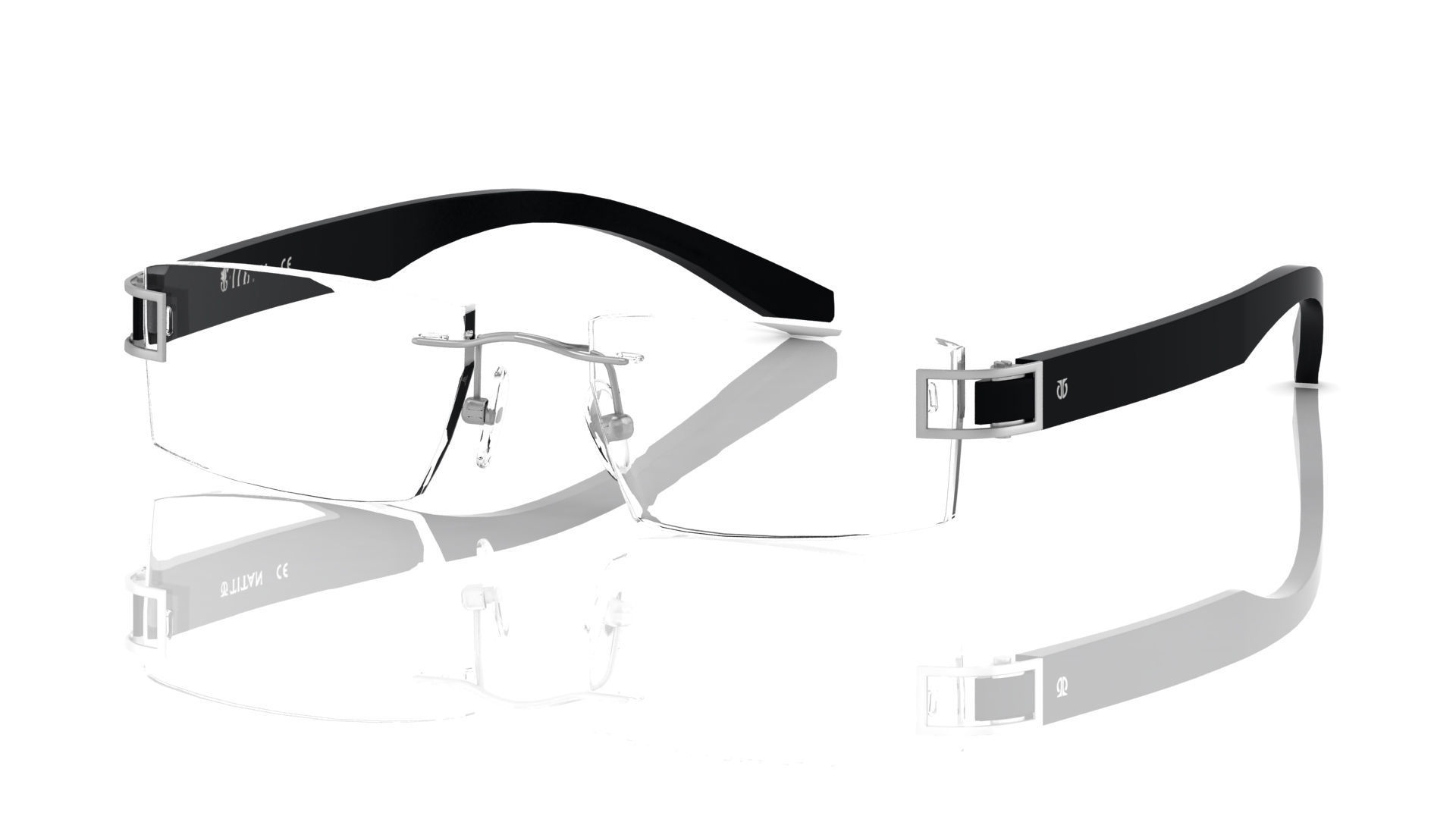 Eyeglasses for Men and Women 3D print model_1