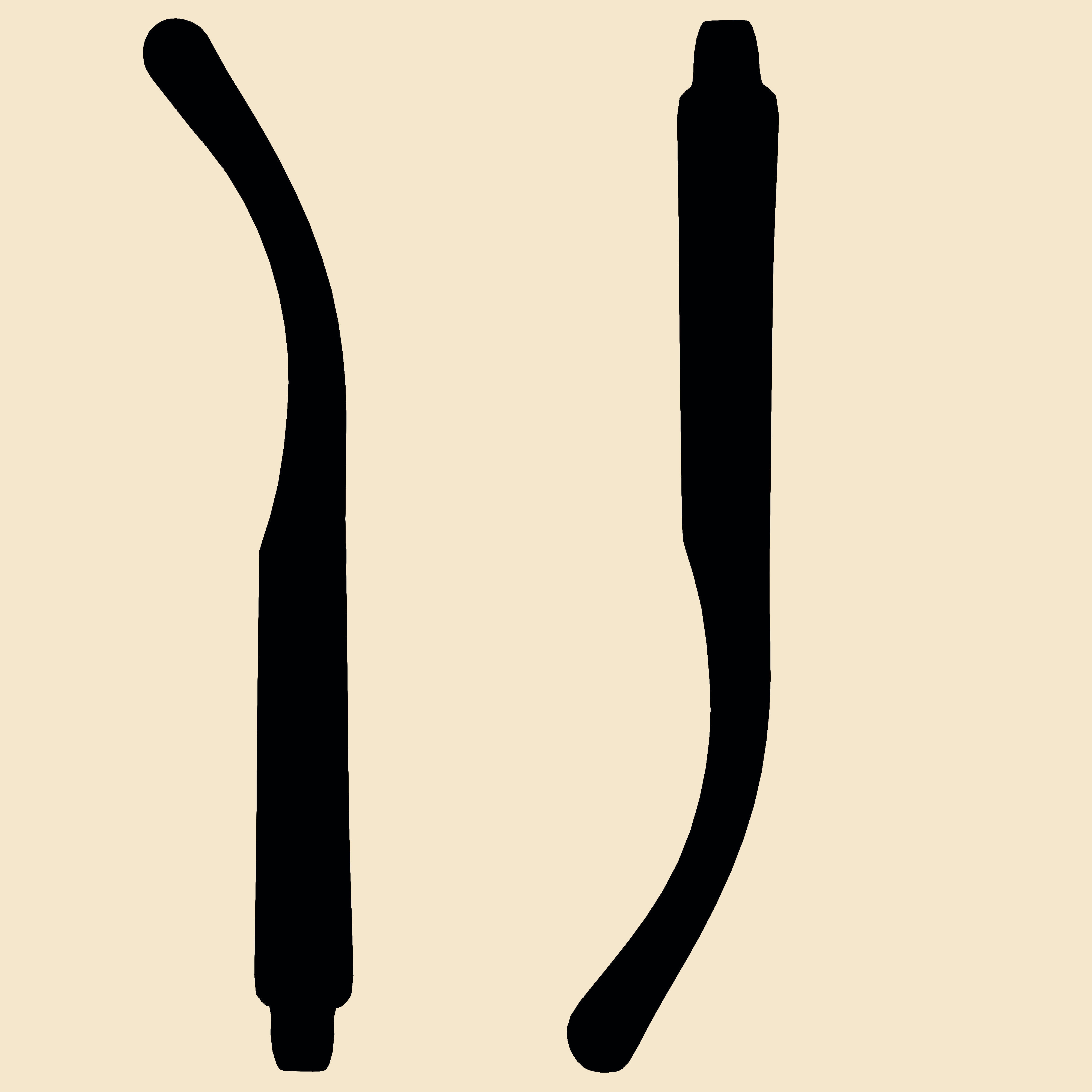 Eyeglasses for Men and Women 3D print model_14