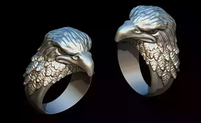 Eagle ring 3D print model