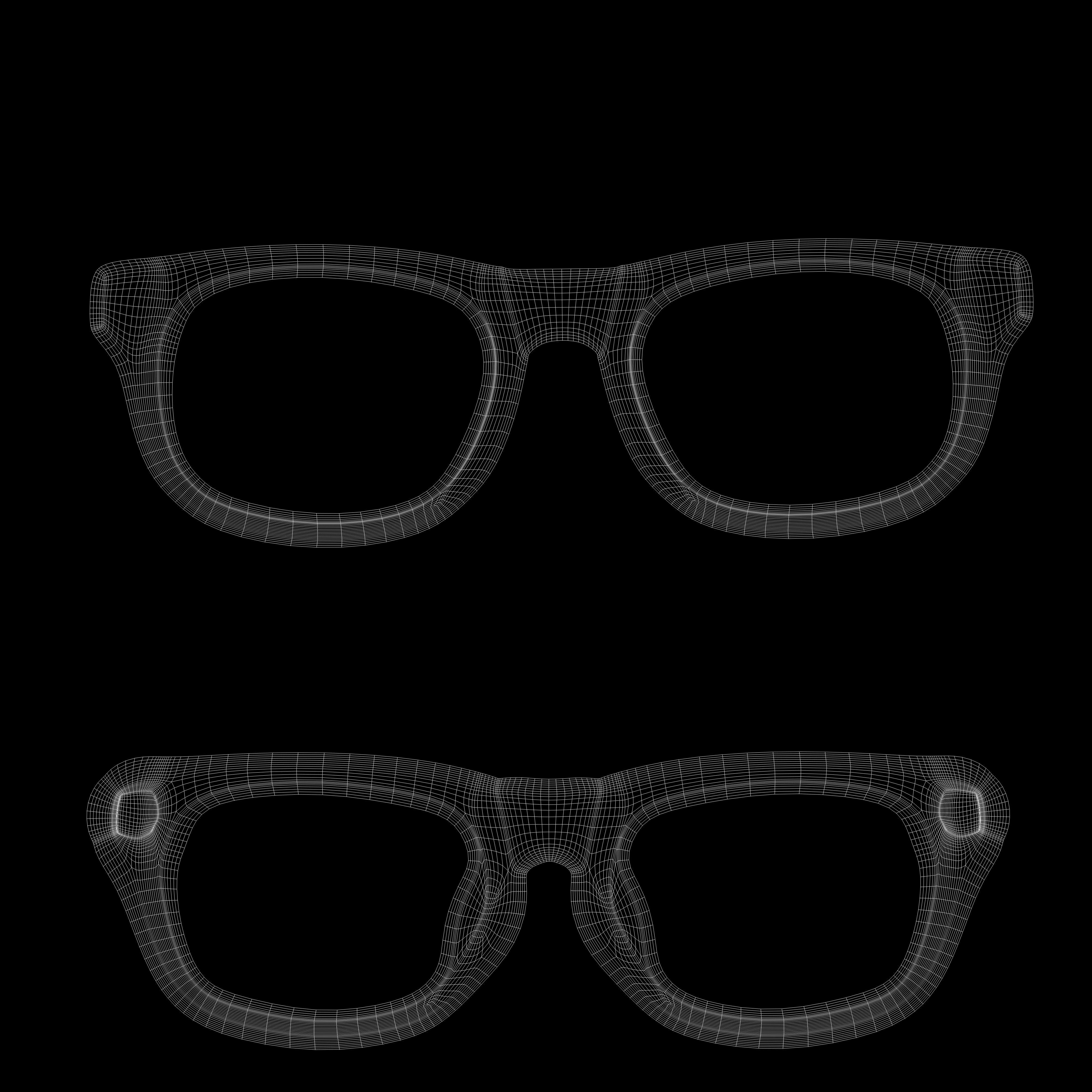 Eyeglasses for Men and Women 3D print model_14