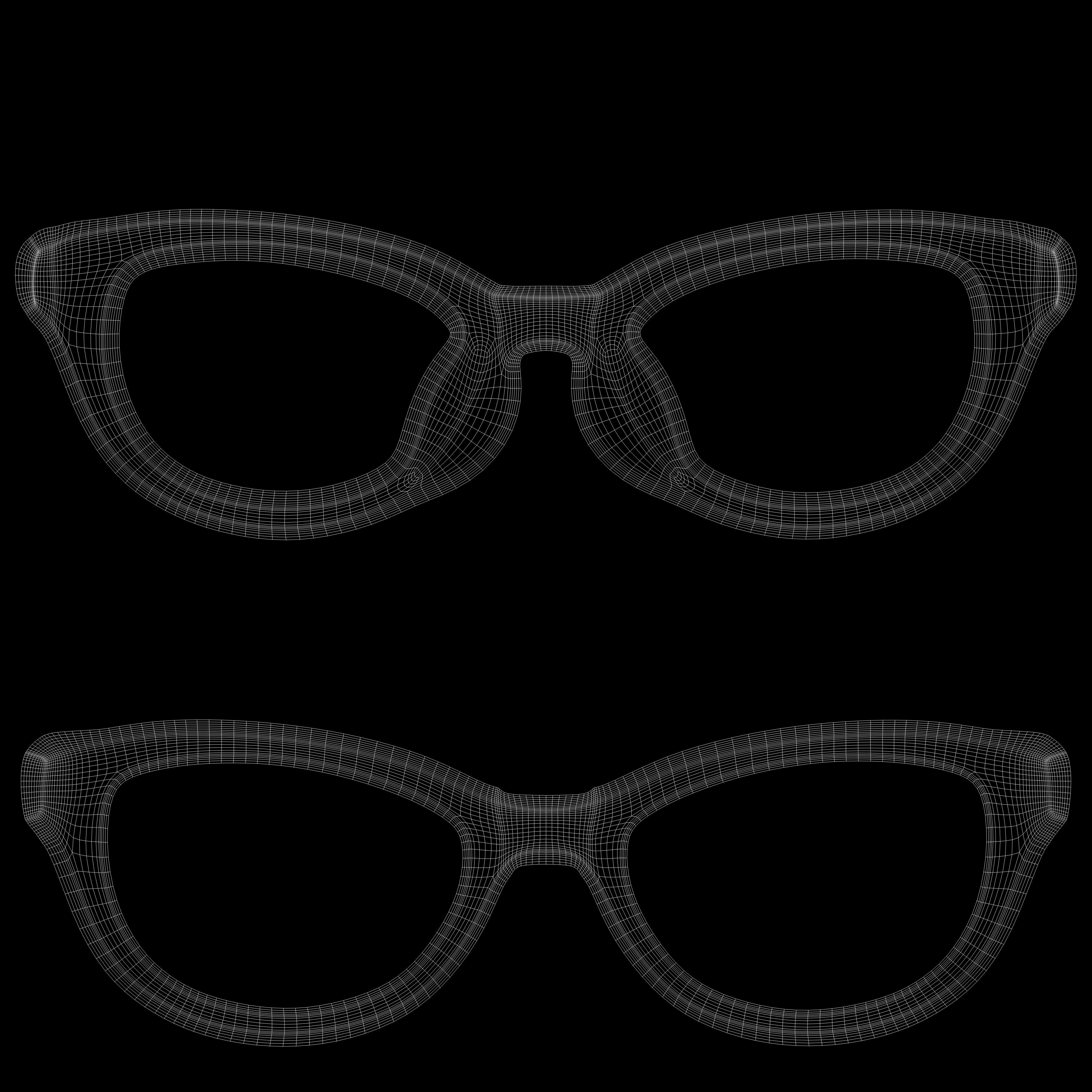 Eyeglasses for Men and Women 3D print model_14