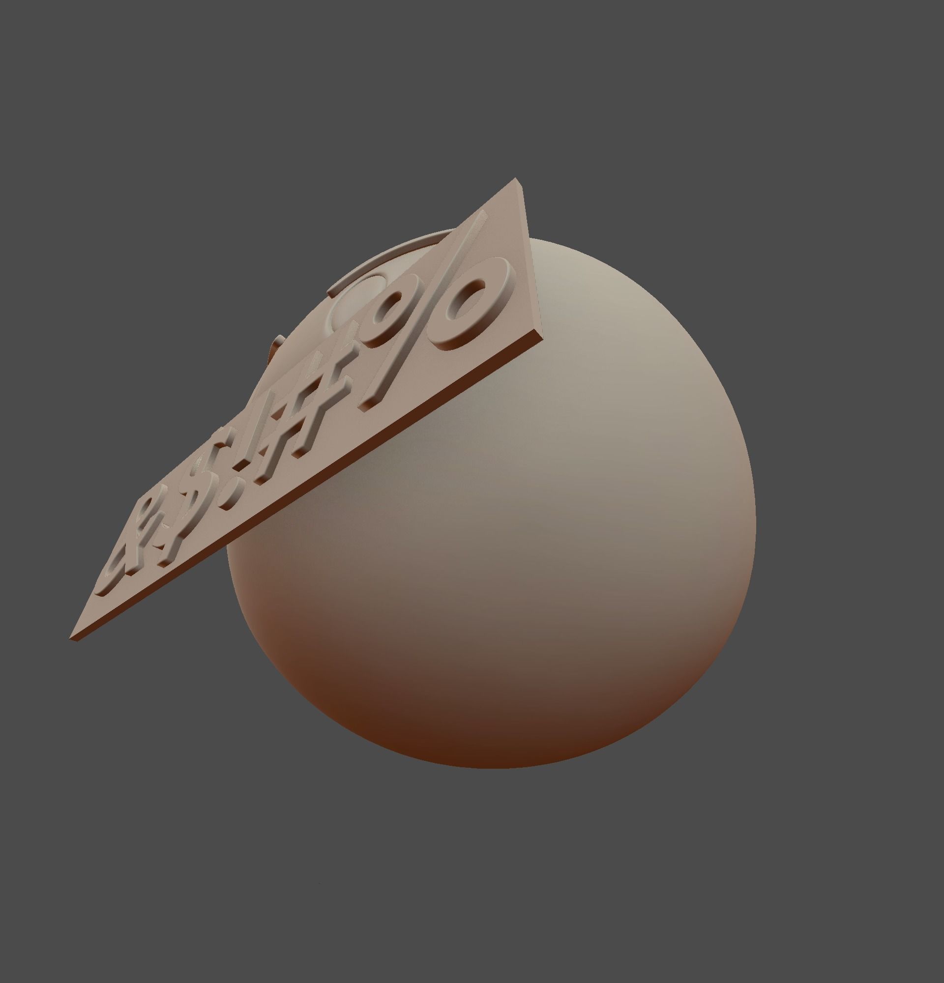 Emoji Rude Red 3D model_5