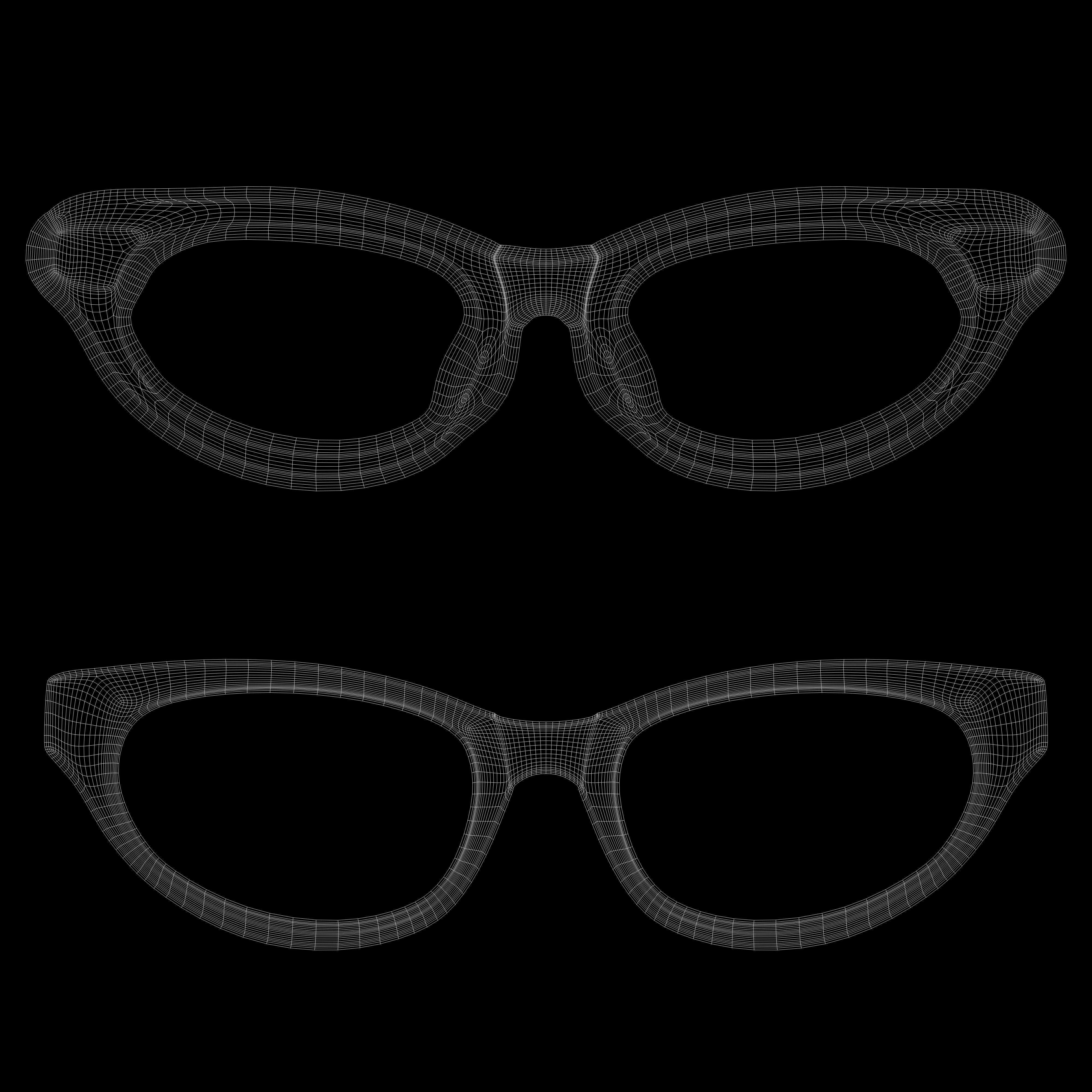 Eyeglasses for Men and Women 3D print model_17