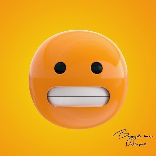 Emoji Awkward 3D model