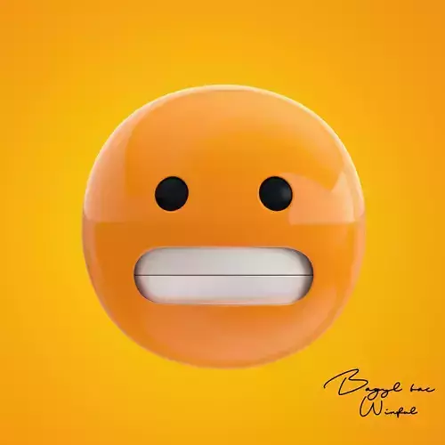 Emoji Awkward 3D model