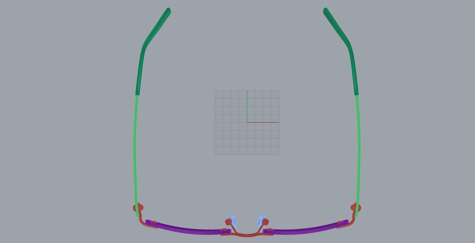 Eyeglasses for Men and Women 3D print model_5