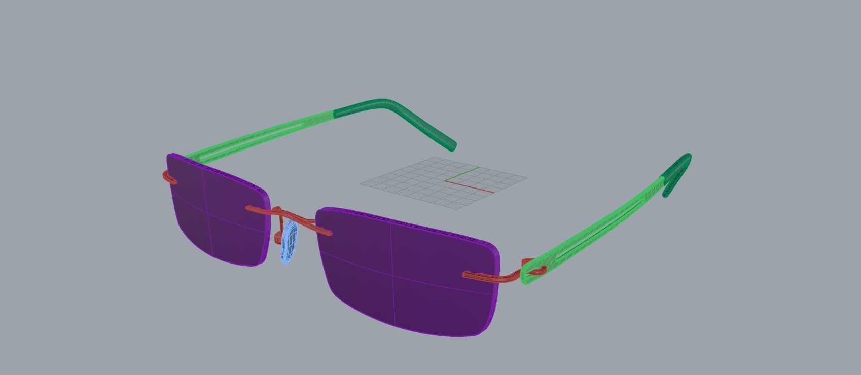 Eyeglasses for Men and Women 3D print model_6